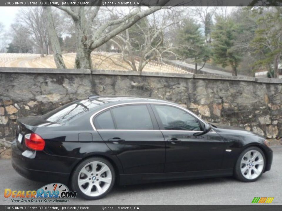 2006 BMW 3 Series 330i Sedan Jet Black / Black Photo #4
