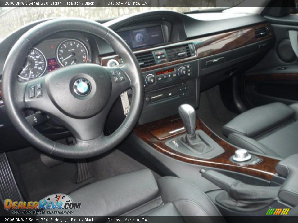 2006 BMW 3 Series 330i Sedan Jet Black / Black Photo #5