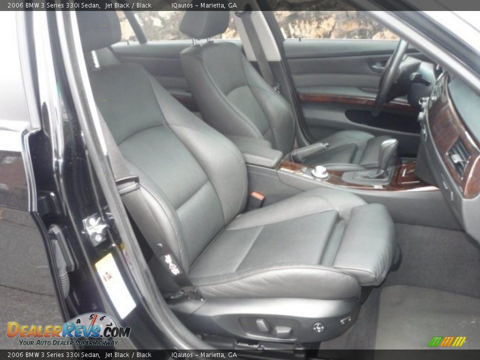 2006 BMW 3 Series 330i Sedan Jet Black / Black Photo #6
