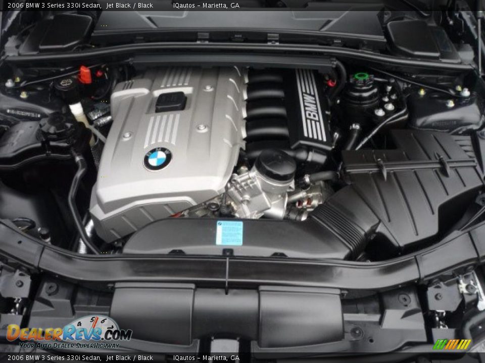 2006 BMW 3 Series 330i Sedan Jet Black / Black Photo #8