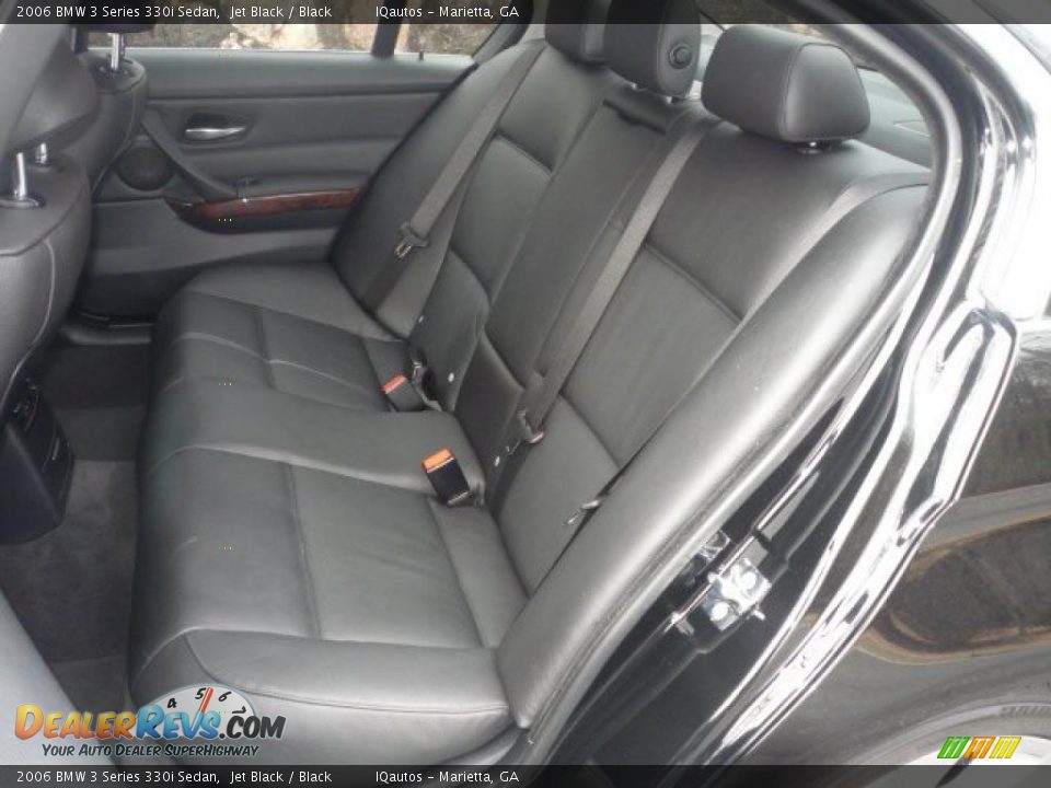 2006 BMW 3 Series 330i Sedan Jet Black / Black Photo #9