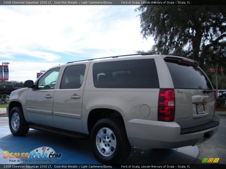 2008 Chevrolet Suburban 1500 LT Gold Mist Metallic / Light Cashmere/Ebony Photo #3