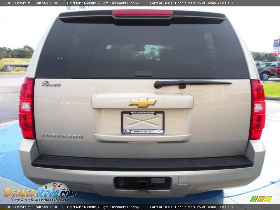 2008 Chevrolet Suburban 1500 LT Gold Mist Metallic / Light Cashmere/Ebony Photo #4