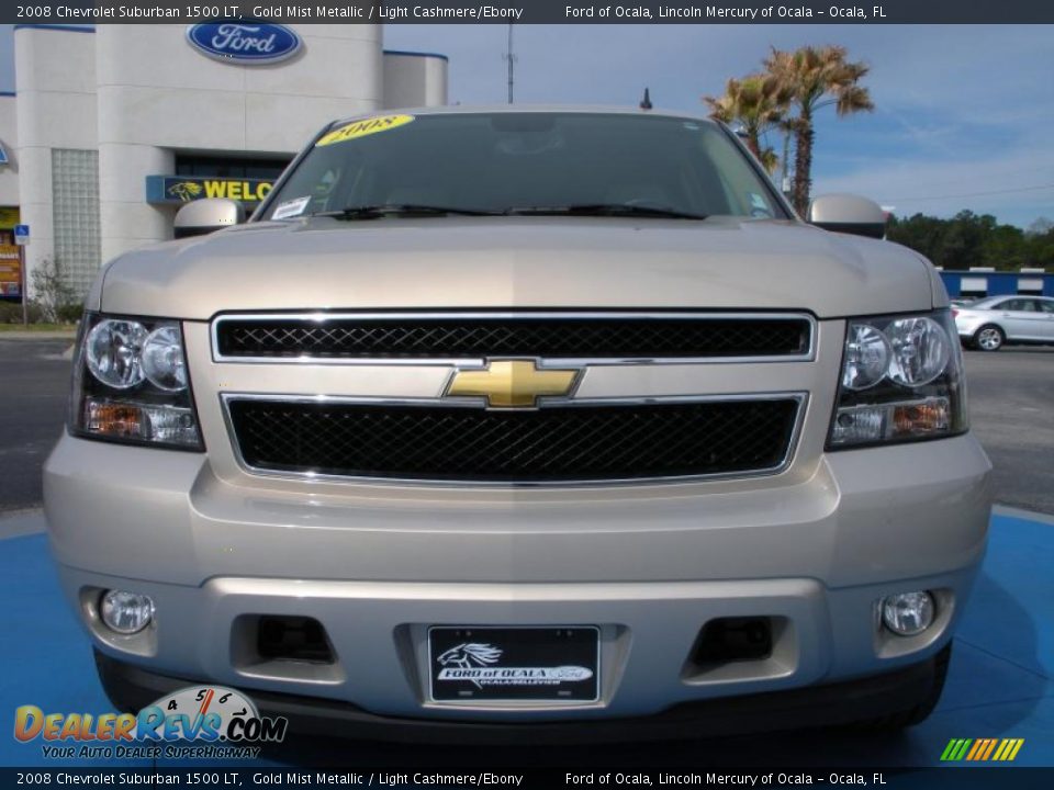 2008 Chevrolet Suburban 1500 LT Gold Mist Metallic / Light Cashmere/Ebony Photo #8
