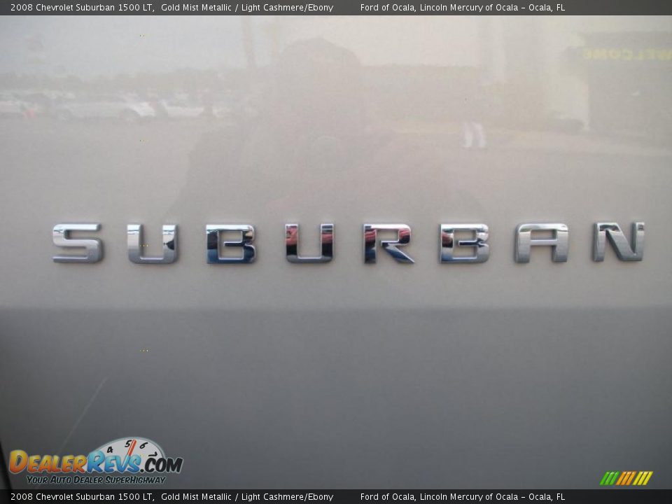2008 Chevrolet Suburban 1500 LT Gold Mist Metallic / Light Cashmere/Ebony Photo #9
