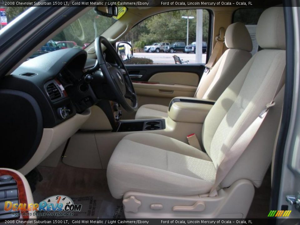 2008 Chevrolet Suburban 1500 LT Gold Mist Metallic / Light Cashmere/Ebony Photo #12