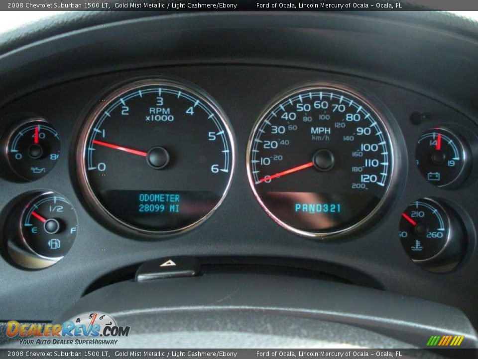 2008 Chevrolet Suburban 1500 LT Gold Mist Metallic / Light Cashmere/Ebony Photo #21