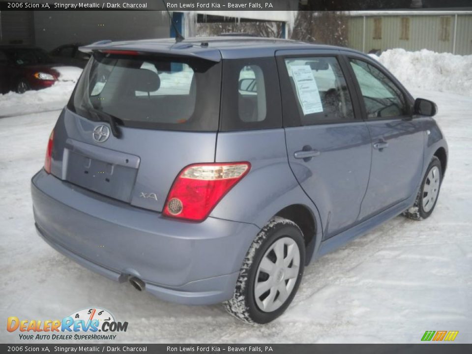 2006 Scion xA Stingray Metallic / Dark Charcoal Photo #2