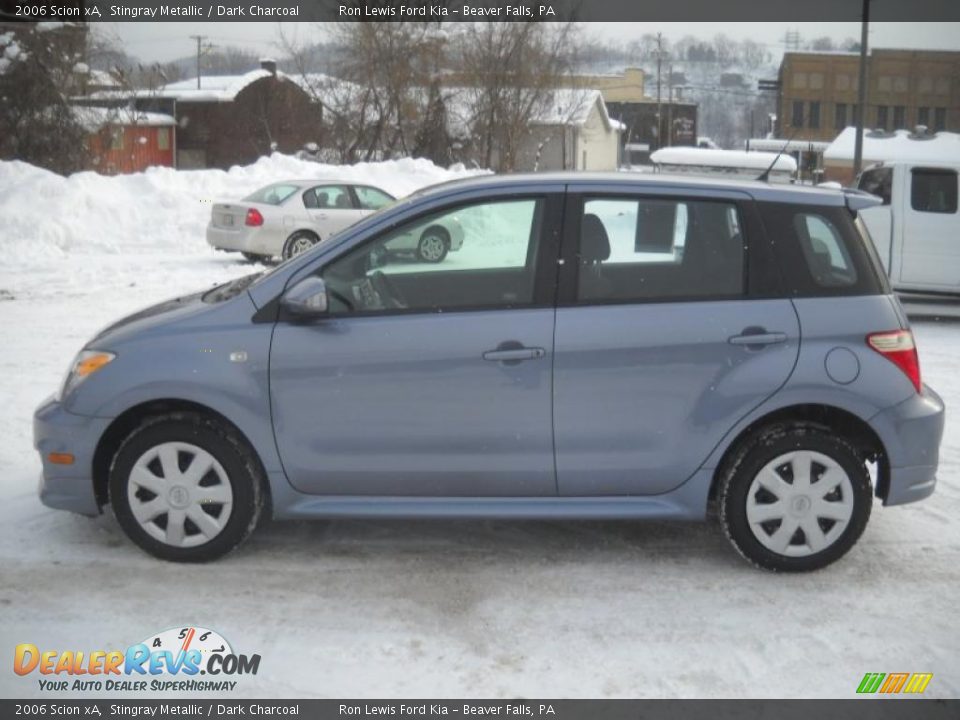 2006 Scion xA Stingray Metallic / Dark Charcoal Photo #5