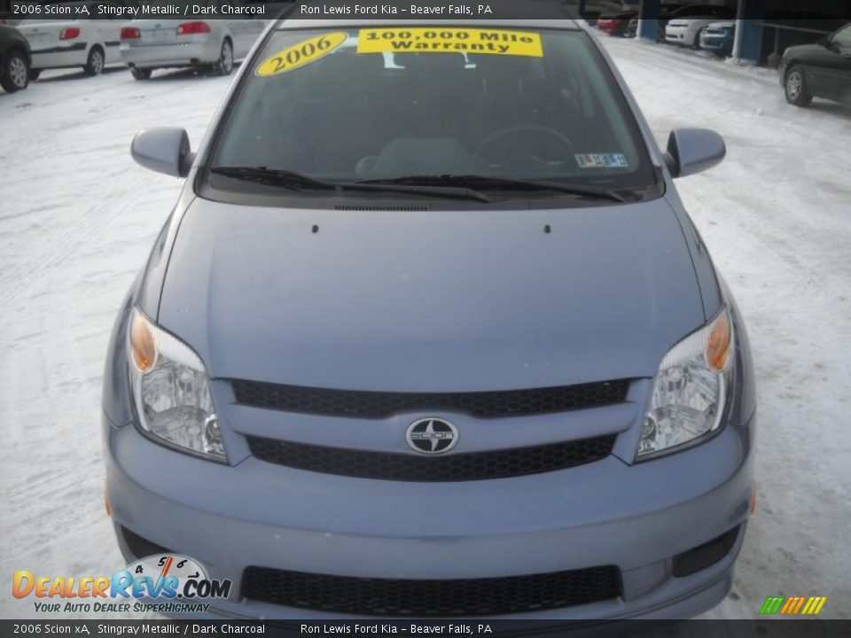 2006 Scion xA Stingray Metallic / Dark Charcoal Photo #19