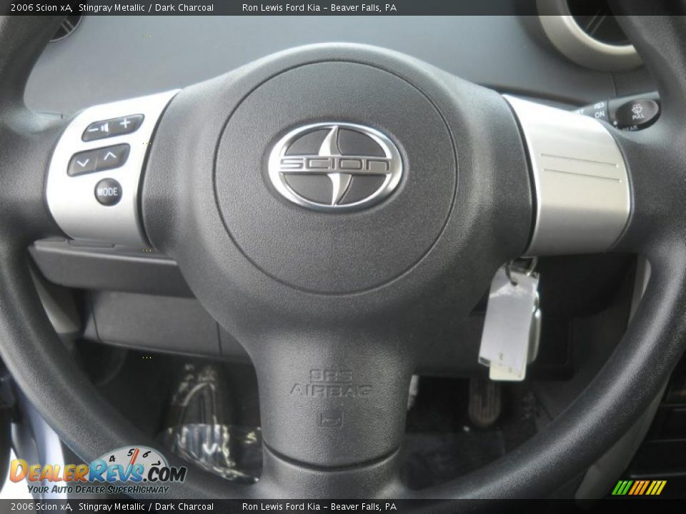 2006 Scion xA Stingray Metallic / Dark Charcoal Photo #24