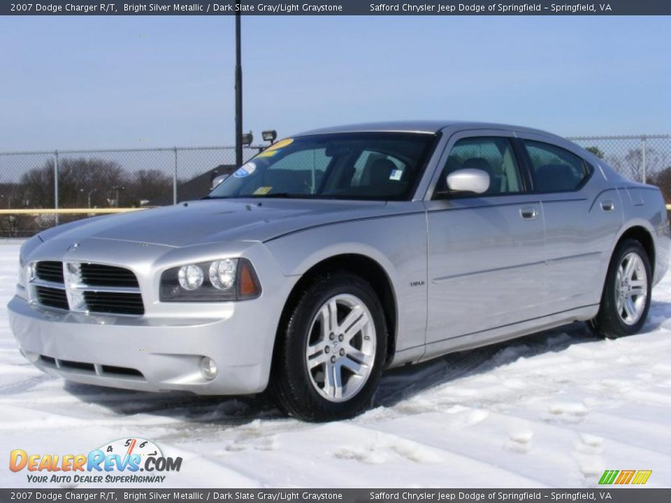 2007 Dodge Charger R/T Bright Silver Metallic / Dark Slate Gray/Light Graystone Photo #1