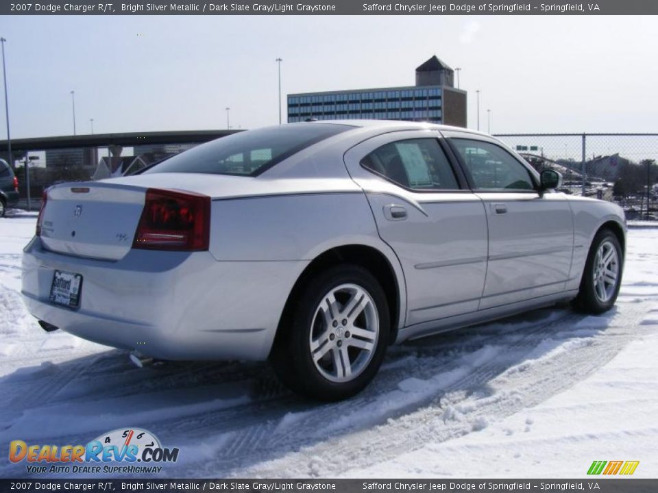 2007 Dodge Charger R/T Bright Silver Metallic / Dark Slate Gray/Light Graystone Photo #6