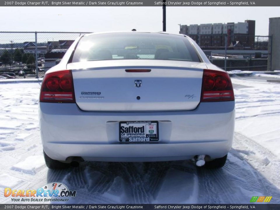 2007 Dodge Charger R/T Bright Silver Metallic / Dark Slate Gray/Light Graystone Photo #7