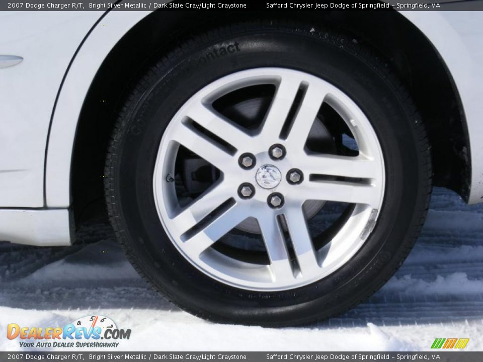 2007 Dodge Charger R/T Bright Silver Metallic / Dark Slate Gray/Light Graystone Photo #10