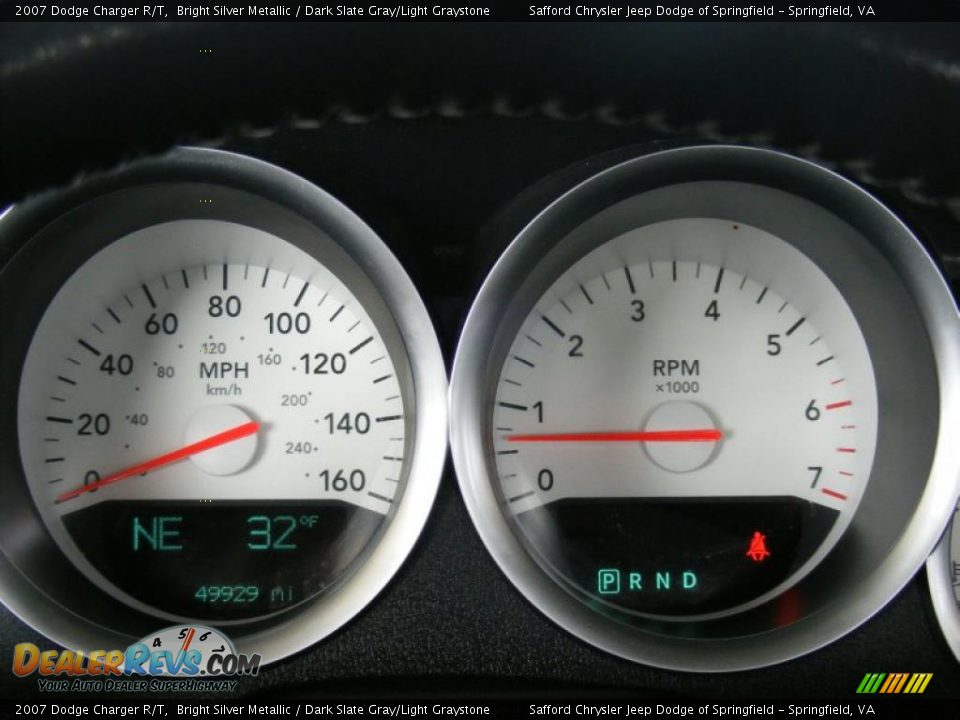 2007 Dodge Charger R/T Bright Silver Metallic / Dark Slate Gray/Light Graystone Photo #11