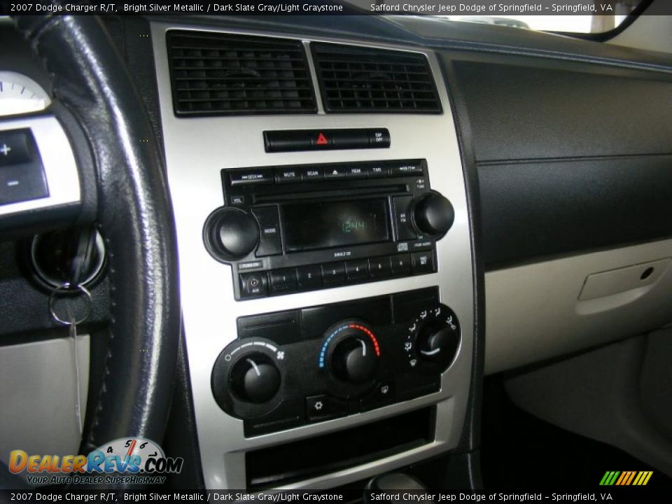 2007 Dodge Charger R/T Bright Silver Metallic / Dark Slate Gray/Light Graystone Photo #13