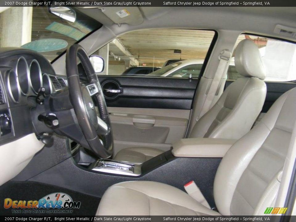 2007 Dodge Charger R/T Bright Silver Metallic / Dark Slate Gray/Light Graystone Photo #17