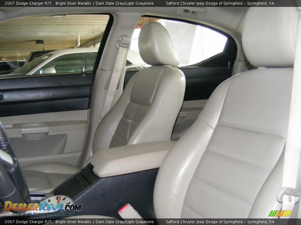 2007 Dodge Charger R/T Bright Silver Metallic / Dark Slate Gray/Light Graystone Photo #18