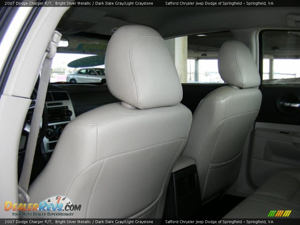 2007 Dodge Charger R/T Bright Silver Metallic / Dark Slate Gray/Light Graystone Photo #19