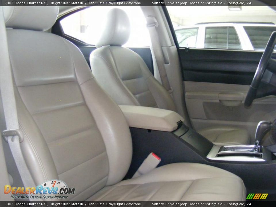 2007 Dodge Charger R/T Bright Silver Metallic / Dark Slate Gray/Light Graystone Photo #27