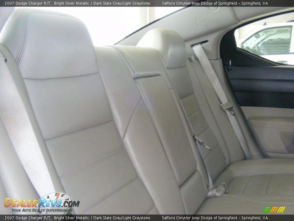 2007 Dodge Charger R/T Bright Silver Metallic / Dark Slate Gray/Light Graystone Photo #30