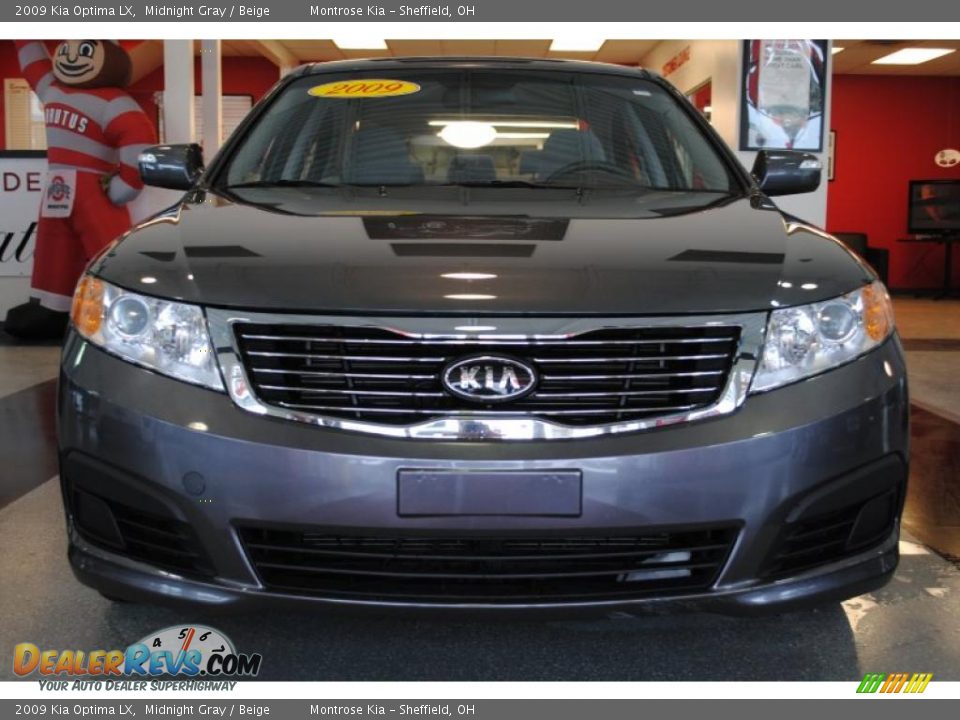 2009 Kia Optima LX Midnight Gray / Beige Photo #12