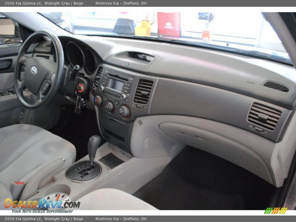 2009 Kia Optima LX Midnight Gray / Beige Photo #15