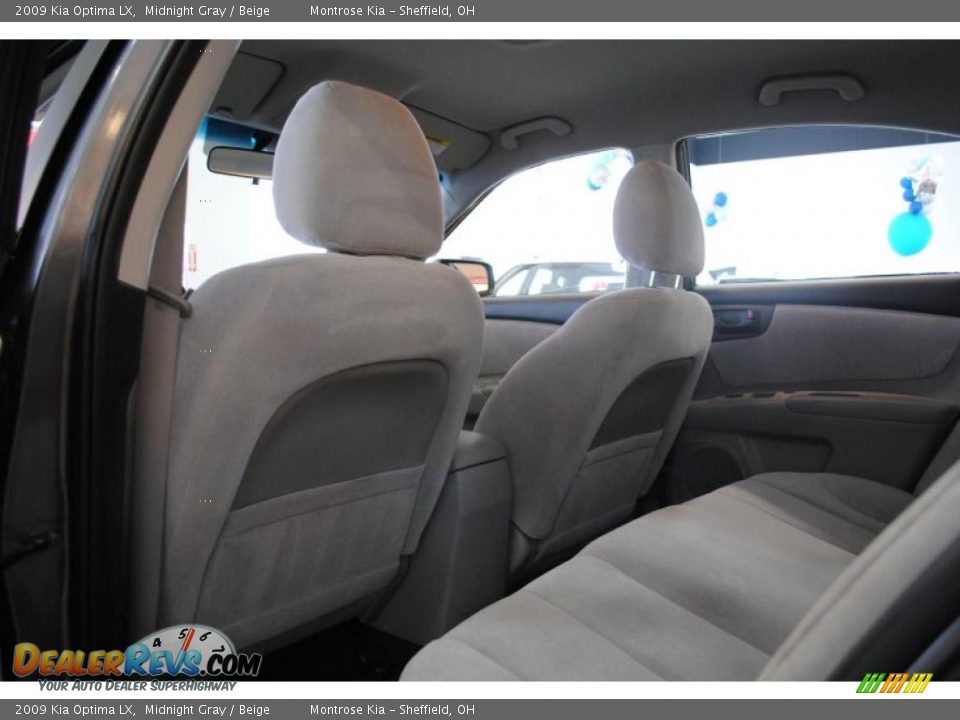 2009 Kia Optima LX Midnight Gray / Beige Photo #17