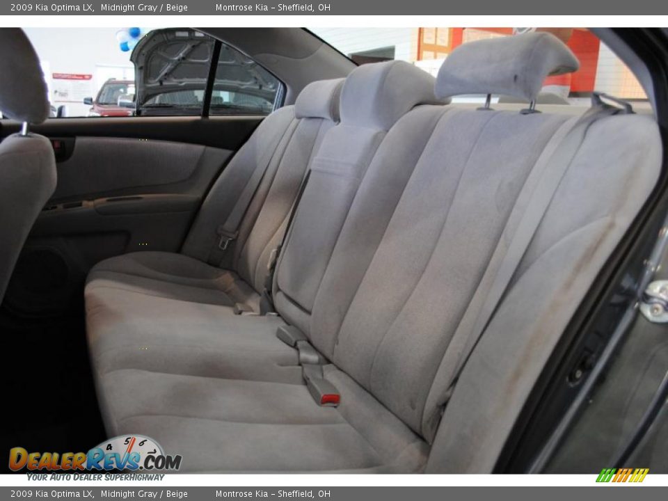 2009 Kia Optima LX Midnight Gray / Beige Photo #18