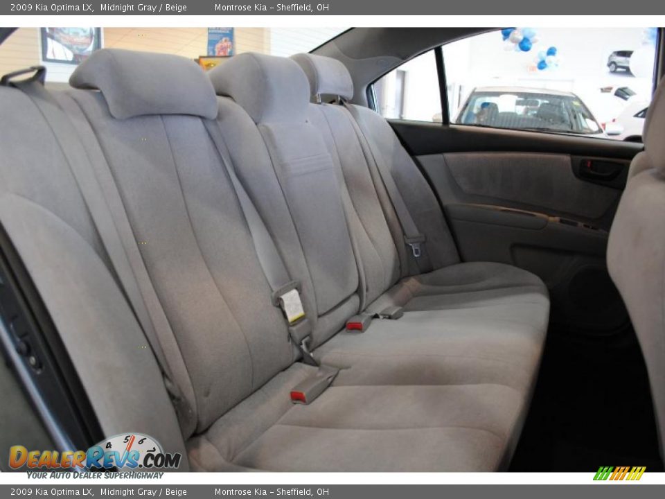 2009 Kia Optima LX Midnight Gray / Beige Photo #19