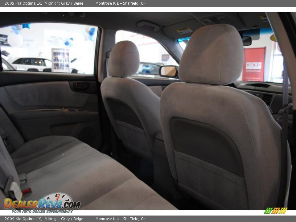 2009 Kia Optima LX Midnight Gray / Beige Photo #21