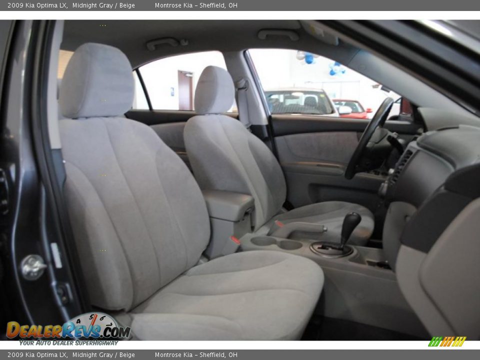2009 Kia Optima LX Midnight Gray / Beige Photo #22