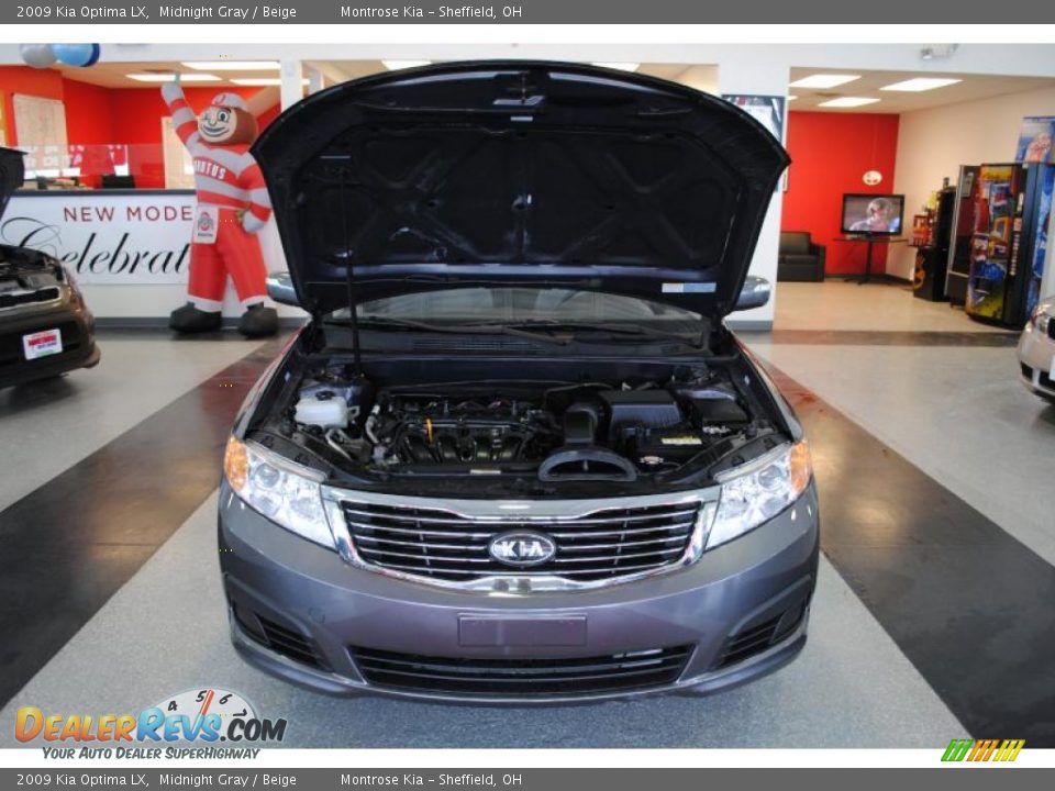 2009 Kia Optima LX Midnight Gray / Beige Photo #23