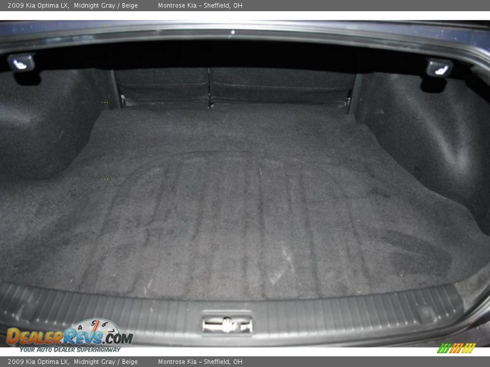 2009 Kia Optima LX Midnight Gray / Beige Photo #26