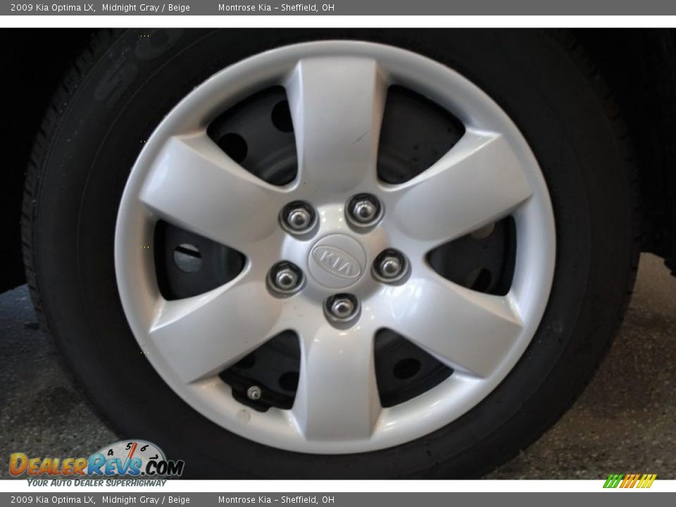 2009 Kia Optima LX Midnight Gray / Beige Photo #29