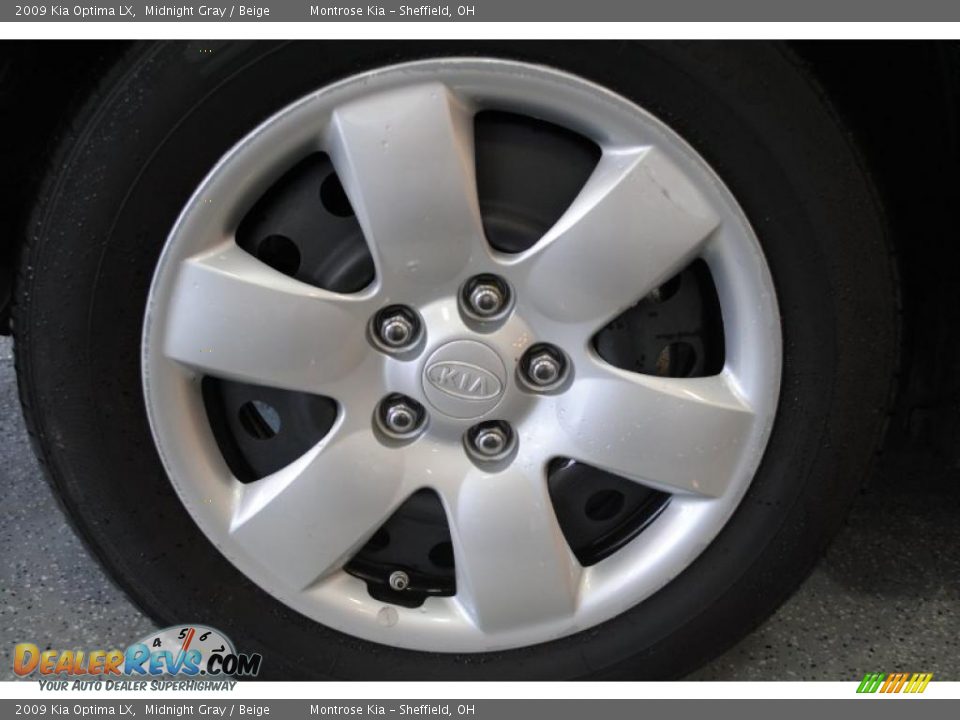 2009 Kia Optima LX Midnight Gray / Beige Photo #30