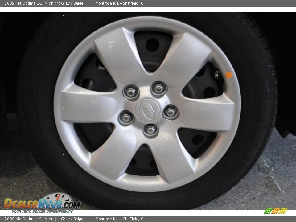 2009 Kia Optima LX Midnight Gray / Beige Photo #31