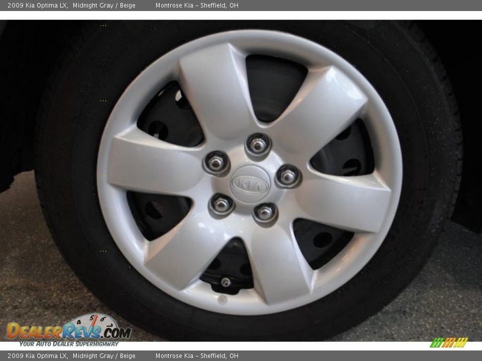 2009 Kia Optima LX Midnight Gray / Beige Photo #32