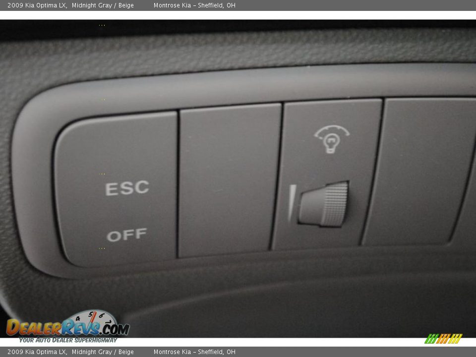 2009 Kia Optima LX Midnight Gray / Beige Photo #33
