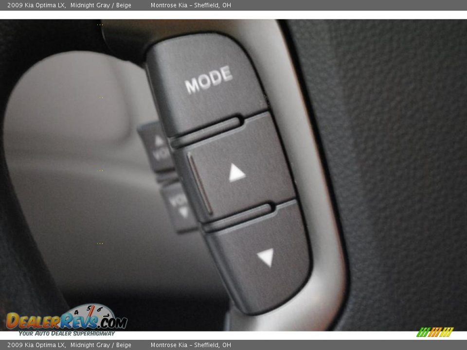 2009 Kia Optima LX Midnight Gray / Beige Photo #35