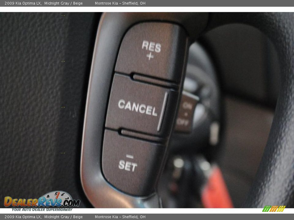 2009 Kia Optima LX Midnight Gray / Beige Photo #36