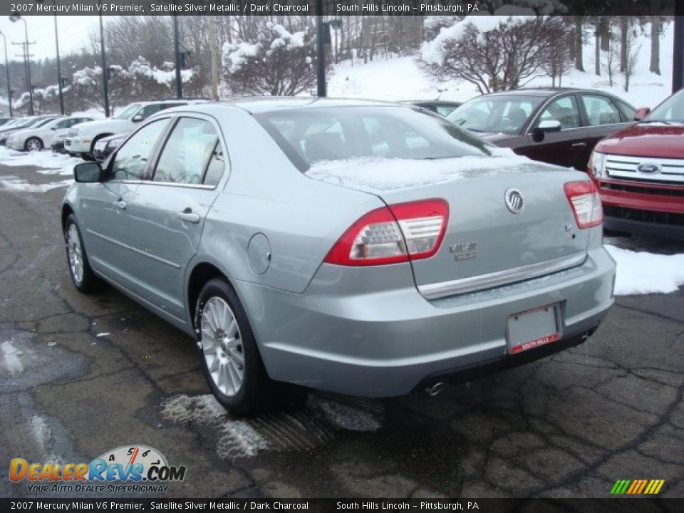 2007 Mercury Milan V6 Premier Satellite Silver Metallic / Dark Charcoal Photo #2
