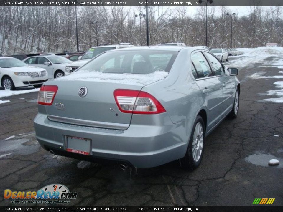 2007 Mercury Milan V6 Premier Satellite Silver Metallic / Dark Charcoal Photo #4