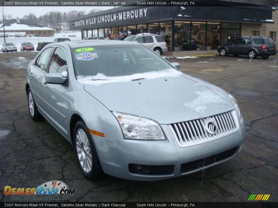 2007 Mercury Milan V6 Premier Satellite Silver Metallic / Dark Charcoal Photo #5