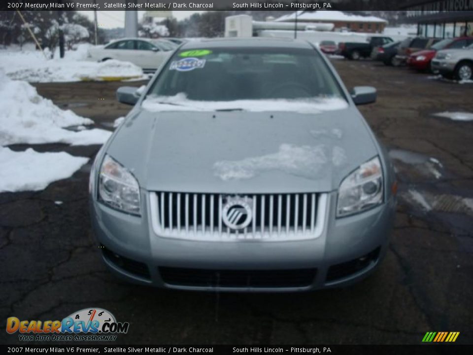 2007 Mercury Milan V6 Premier Satellite Silver Metallic / Dark Charcoal Photo #6