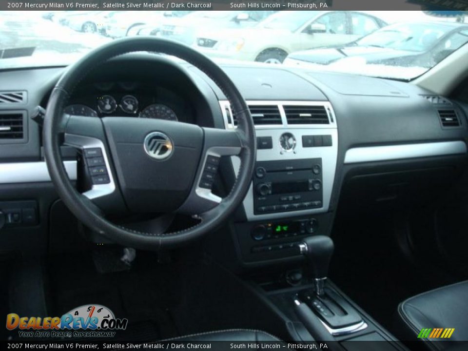 2007 Mercury Milan V6 Premier Satellite Silver Metallic / Dark Charcoal Photo #10