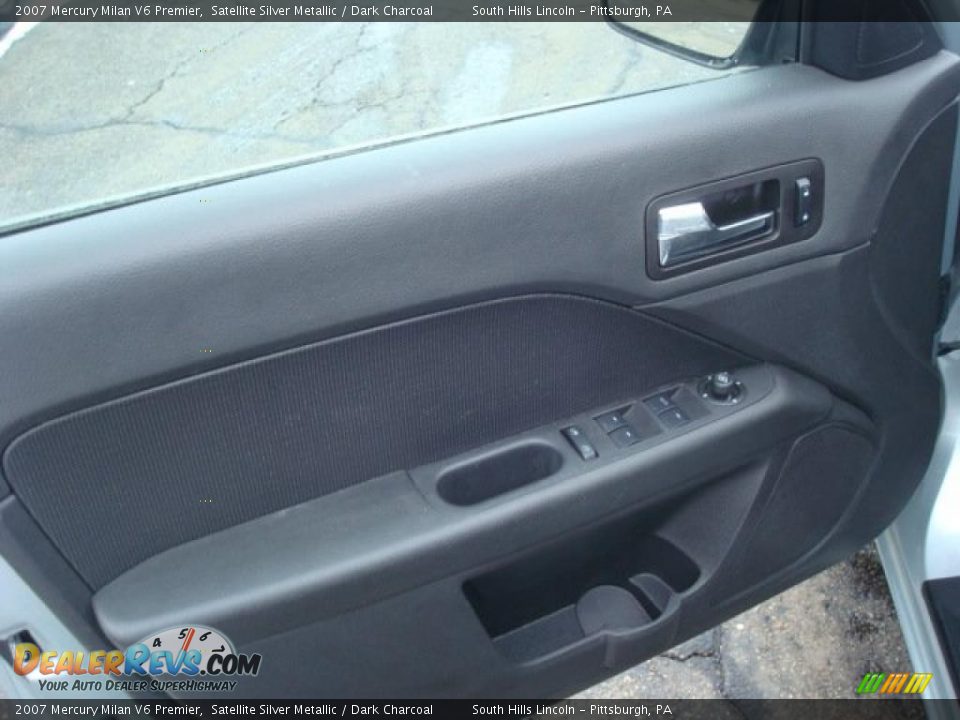 2007 Mercury Milan V6 Premier Satellite Silver Metallic / Dark Charcoal Photo #11
