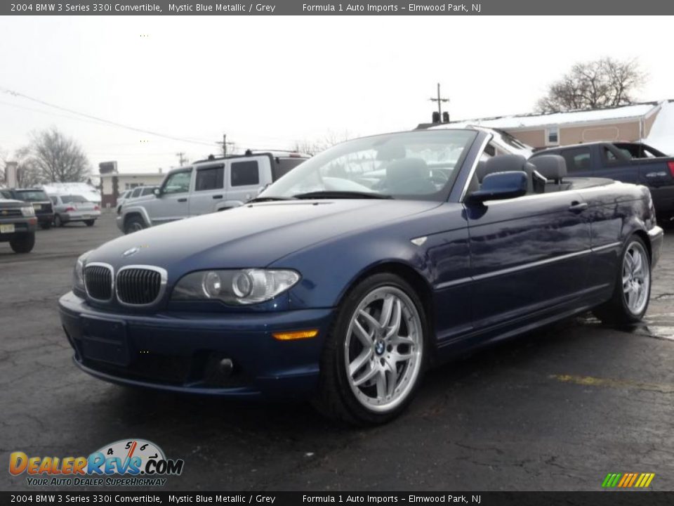 2004 BMW 3 Series 330i Convertible Mystic Blue Metallic / Grey Photo #1