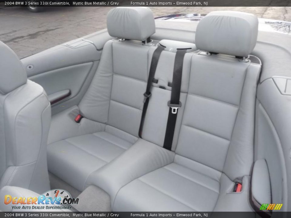 2004 BMW 3 Series 330i Convertible Mystic Blue Metallic / Grey Photo #6